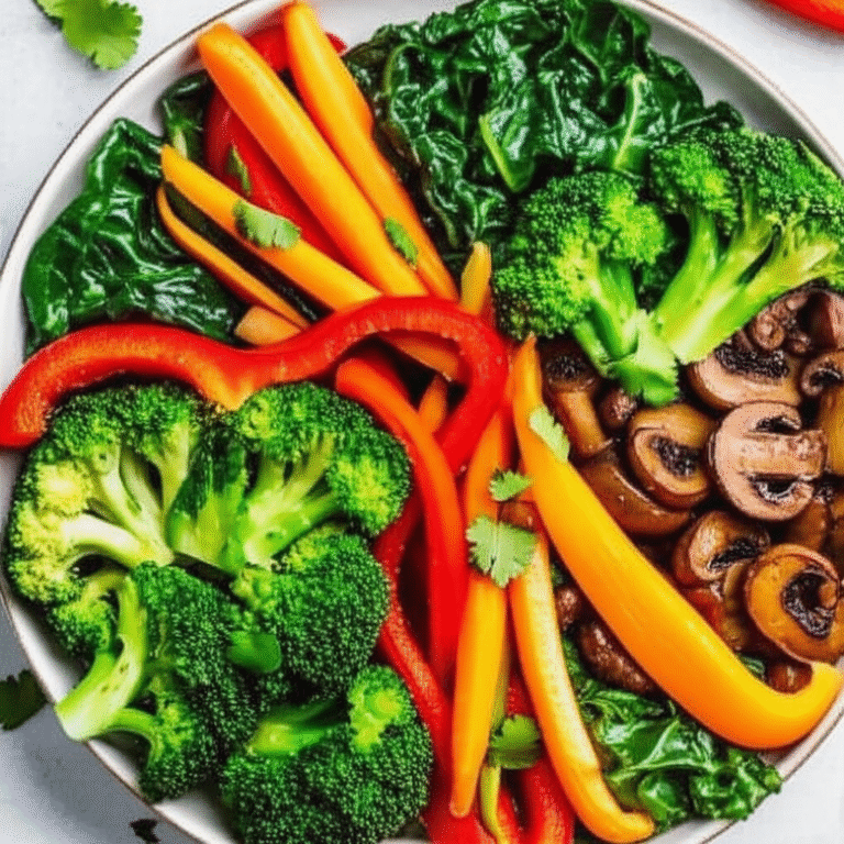 Prato vegano colorido e apetitoso