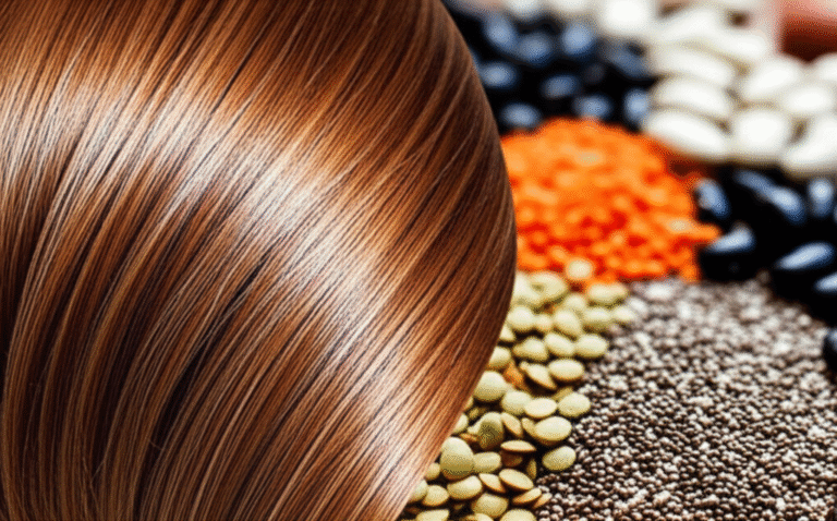Cabelo vegano saudável e brilhante
